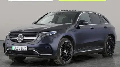Used Mercedes EQC400 AMG line 300 kW (408 HP) 2023 Blue SUV