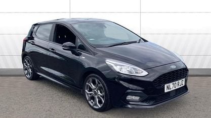 Begagnad Ford Fiesta ST-Line 95 HK (69 kW) 2020 Svart Halvkombi