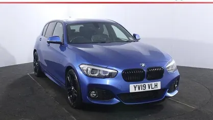 Used BMW 118 M Sport 136 HP (100 kW) 2019 Blue Hatchback
