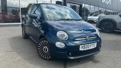 Used Fiat 500 Launch Edition 69 HP (50 kW) 2020 Blue Hatchback
