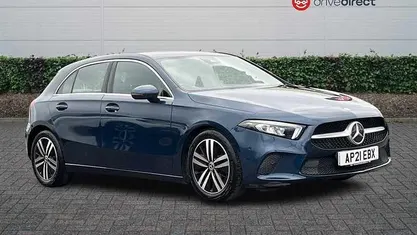Used Mercedes A200 Executive 163 HP (119 kW) 2020 Blue Hatchback