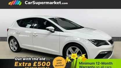 Used Seat Leon FR 150 HP (110 kW) 2018 White Hatchback