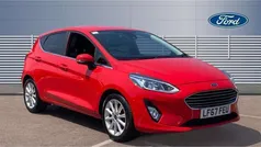 Red Used 2017 Ford Fiesta Titanium Hatchback | £8,779 (Fair price)