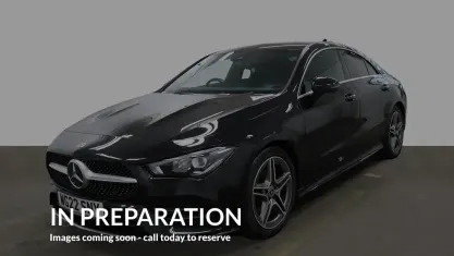 Used Mercedes CLA180 AMG line 136 HP (100 kW) 2022 Black Sedan