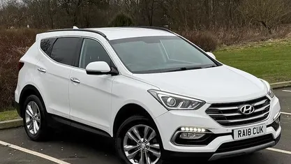Used Hyundai Santa Fe Premium 200 HP (147 kW) 2018 White SUV