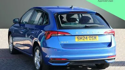 Used Skoda Scala SE 116 HP (85 kW) 2024 Race blue metallic Hatchback