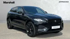 Metallic santorini black Used 2022 Jaguar F-Pace R-Dynamic SUV | £33,049 (Fair price)