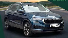 Petrol blue metallic Used 2023 Skoda Karoq SE L SUV | £24,195 (Fair price)