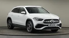 Digital white metallic finish Used 2021 Mercedes GLA200 AMG line SUV | £20,900 (Fair price)