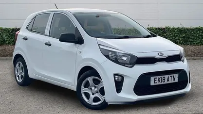 Used Kia Picanto 67 HP (49 kW) 2018 White Hatchback