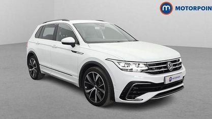Begagnad VW Tiguan R-line 150 HK (110 kW) 2022 Vit SUV