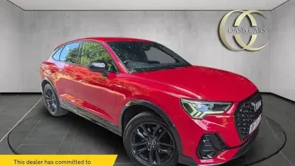 Used Audi Q3 Black Edition 150 HP (110 kW) 2021 Red SUV