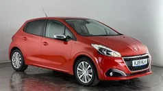Orange Used 2018 Peugeot 208 Signature Sky Hatchback | £8,600 (Fair price)