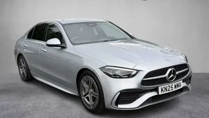 Used Mercedes C200 AMG line 204 HP (150 kW) 2025 Silver Sedan
