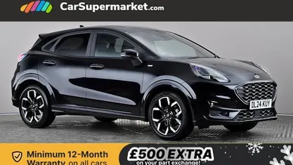 Black Used 2023 Ford Puma ST-Line X Hatchback | £16,497 (Fair price)