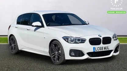 Begagnad BMW 120 Efficient Dynamics 184 HK (135 kW) 2018 Vit Halvkombi