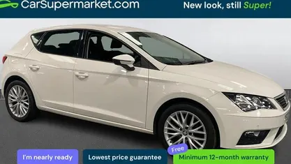 Used Seat Leon SE Dynamic 116 HP (85 kW) 2020 White Hatchback