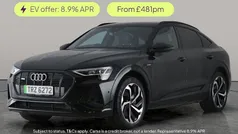 Used 2022 Audi e-tron Sportback Black Edition SUV | £26,633 (Fair price)