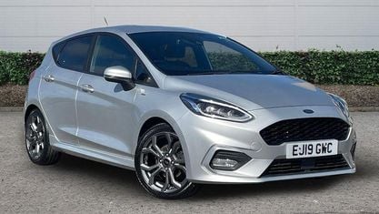 Second-hand Ford Fiesta ST-Line X 125 CP (91 kW) 2019 Argintiu Hatchback