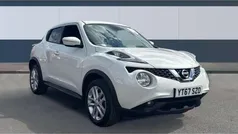 White Used 2017 Nissan Juke N-Connecta SUV | £8,968 (Fair price)
