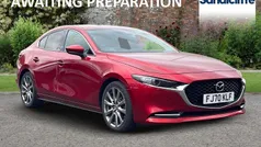 Red Used 2019 Mazda 3 Inclusive Sedan | £14,271 (Fair price)