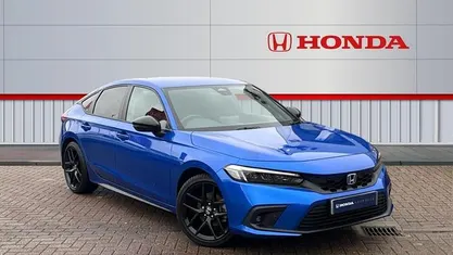 Blue Used 2024 Honda Civic Hybrid Hatchback | £25,841 (Fair price)
