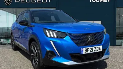 Used Peugeot e-2008 GT 100 kW (136 HP) 2021 Blue SUV