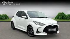 White Used 2023 Toyota Yaris Hybrid Design Hatchback | £17,423 (Fair price)