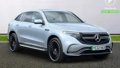 Used Mercedes EQC400 AMG line 300 kW (408 HP) 2022 Silver SUV