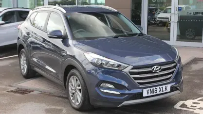 Used Hyundai Tucson SE 141 HP (103 kW) 2018 Blue SUV