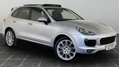 Silver Used 2017 Porsche Cayenne Platinum Edition SUV | £17,995 (Fair price)