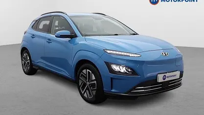Used Hyundai Kona Premium 100 kW (136 HP) 2021 Blue SUV