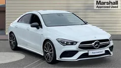 White Used 2023 Mercedes CLA35 AMG Premium Coupe | £35,433 (Fair price)