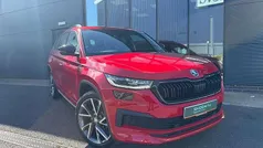 Velvet red metallic Used 2022 Skoda Kodiaq SportLine SUV | £27,980 (Fair price)