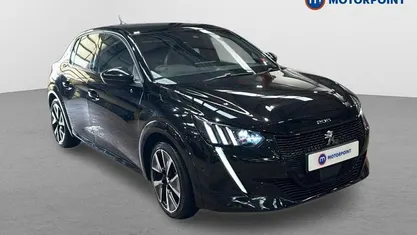 Used Peugeot e-208 Premium 100 kW (136 HP) 2021 Black Hatchback