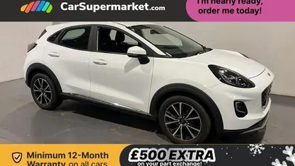 White Used 2020 Ford Puma Titanium Hatchback | £14,497 (Good price)