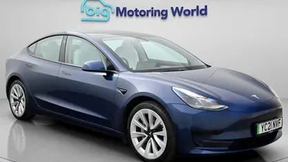 Used Tesla Model 3 Standard Range 208 kW (283 HP) 2021 Blue Sedan