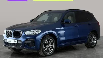 Used BMW X3 M Sport 190 HP (139 kW) 2020 Blue SUV