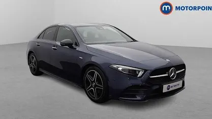 Blue Used 2022 Mercedes A200 AMG Line Premium Plus Sedan | £21,499 (Fair price)