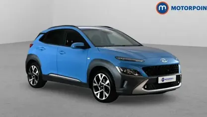 Begagnad Hyundai Kona Premium 120 HK (88 kW) 2022 Blå SUV