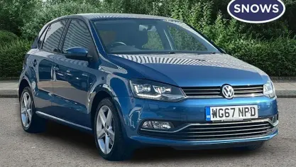 Used VW Polo SEL 110 HP (80 kW) 2017 Blue Hatchback