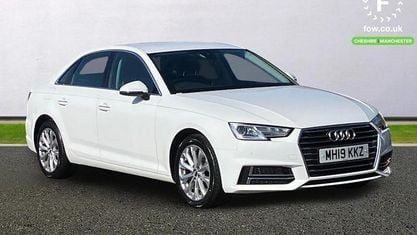 Używany Audi A4 Comfort 150 KM (110 kW) 2019 Biały Sedan/Limuzyna