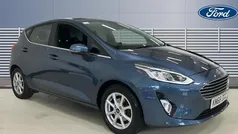 Blue Used 2018 Ford Fiesta Zetec Hatchback | £9,359 (Fair price)