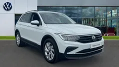 Pure white Used 2021 VW Tiguan Life SUV | £20,591 (Fair price)
