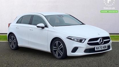 Begagnad Mercedes A180 116 HK (85 kW) 2020 Vit Halvkombi