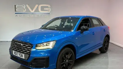 Used Audi Q2 S-Line 150 HP (110 kW) 2017 Blue SUV
