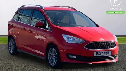 Used Ford Grand C-Max Zetec 120 HP (88 kW) 2017 Red MPV
