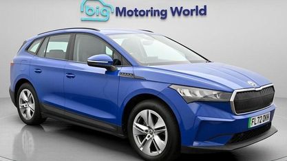 Begagnad Skoda Enyaq iV ecoSuite 131 kW (179 HK) 2022 Blå SUV