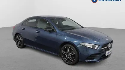 Blue Used 2022 Mercedes A250 AMG Line Premium Sedan | £18,449 (Fair price)