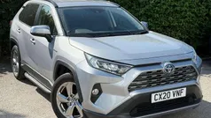Silver Used 2020 Toyota RAV4 Hybrid Design SUV | £23,999 (Fair price)